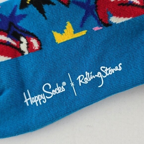 Happy Socks x Rolling Stones Men's 3 Pairs Combed Cotton Blend Socks Sz 8-12 - Picture 10 of 14
